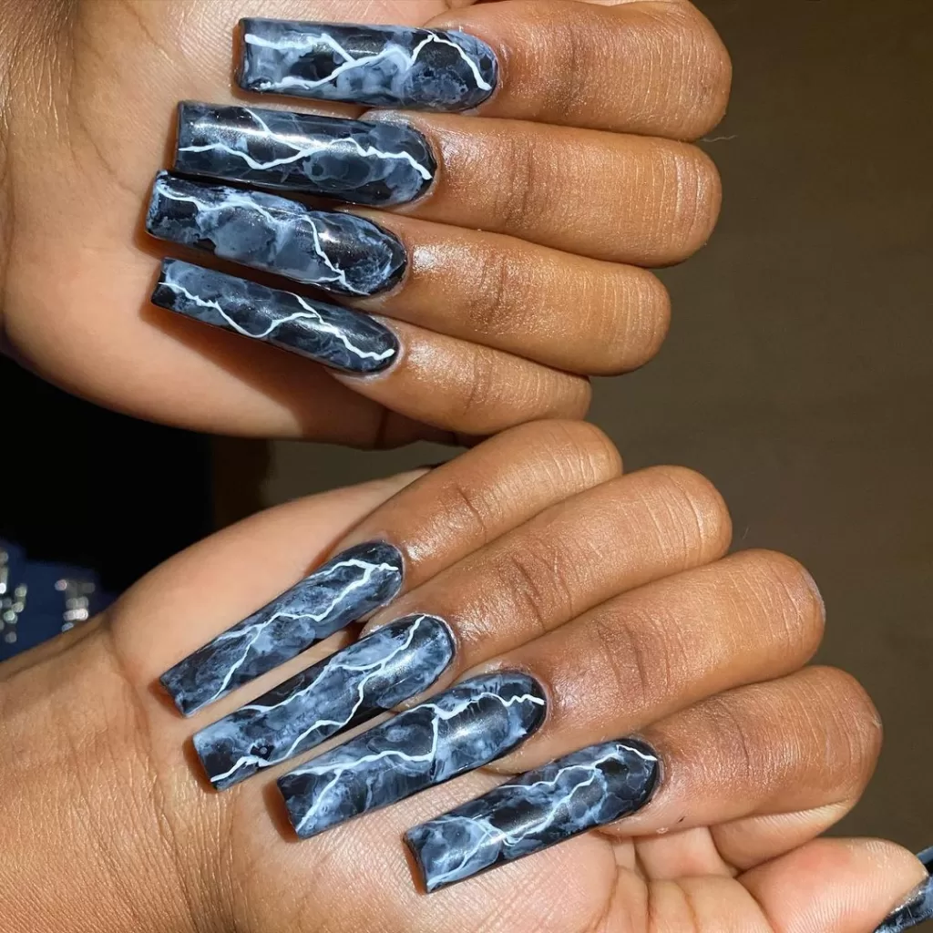 trendy New Year's nail ideas