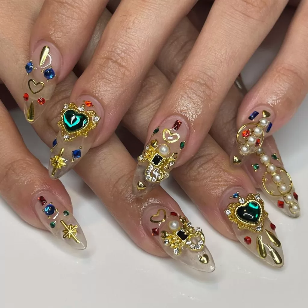 trendy New Year's nail ideas