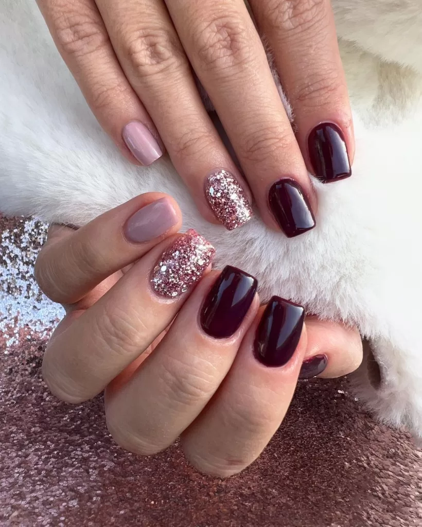 trendy New Year's nail ideas