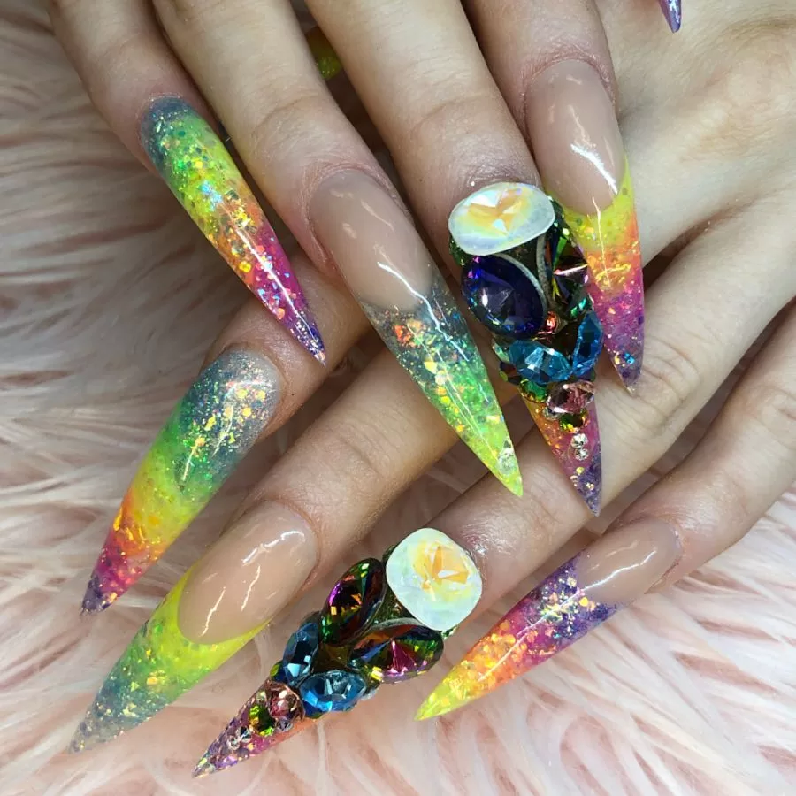 trendy New Year's nail ideas