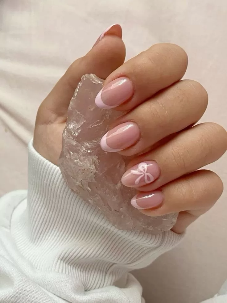 pink coquette nail design ideas