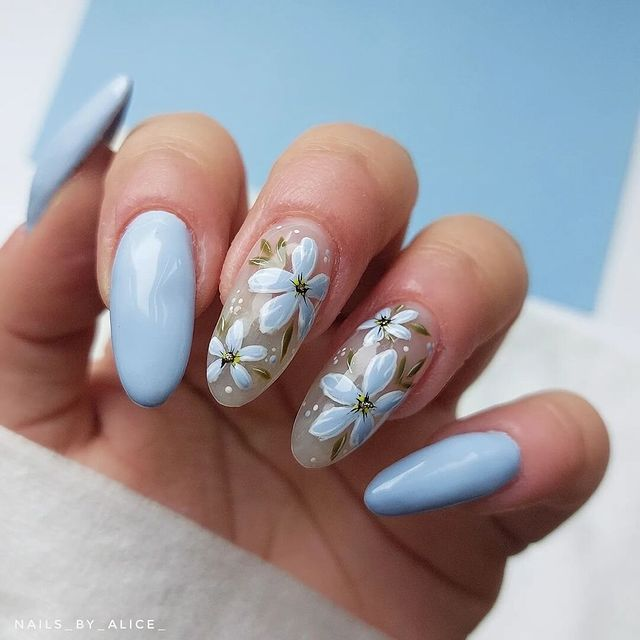 FLORAL SPRING NAIL DESIGNS