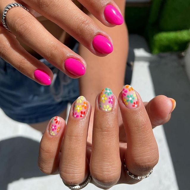 FLORAL SPRING NAIL DESIGNS