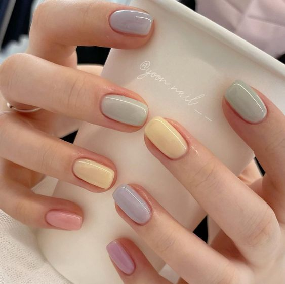 Pastel Summer Nails