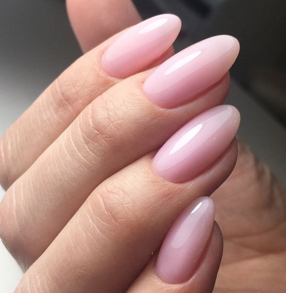 Sheer Pink Nails