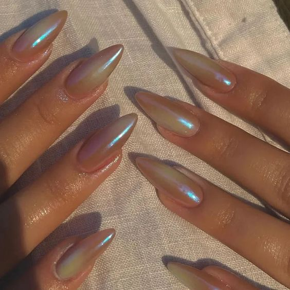 Long stiletto nails