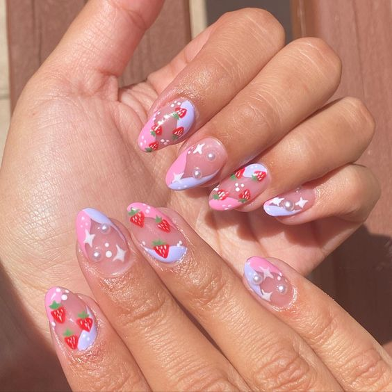 FRUIT SUMMER NAILS