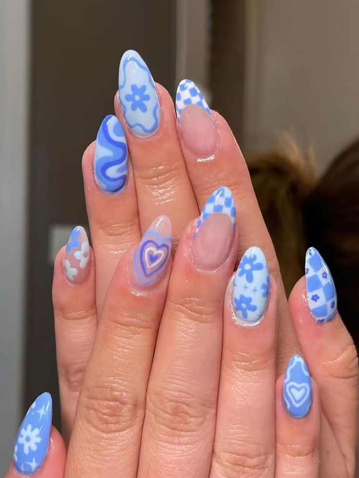 floral summer nails