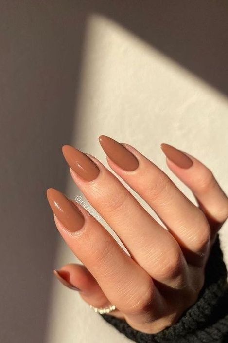 Light Brown Summer Nails