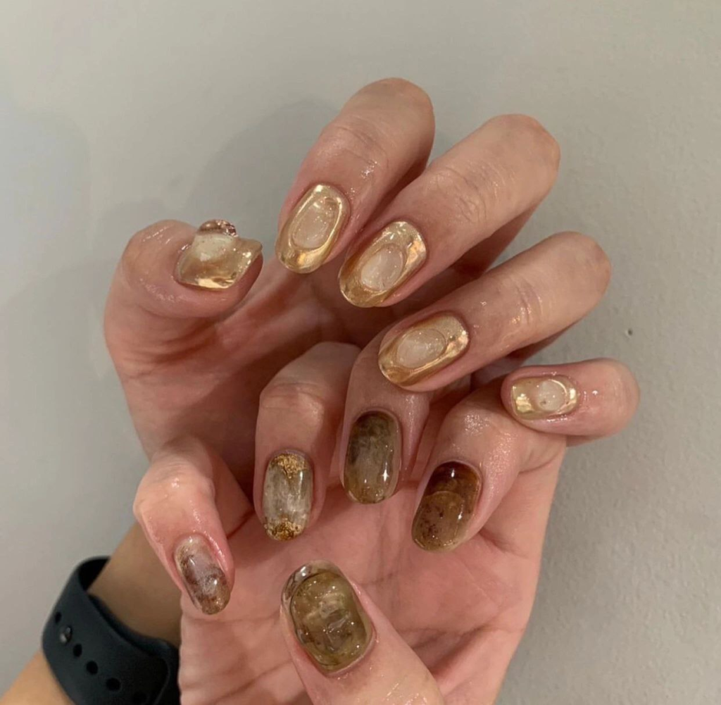 Gold Nail Designs