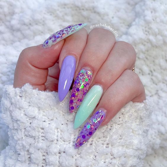 Colorful Glitter Accents