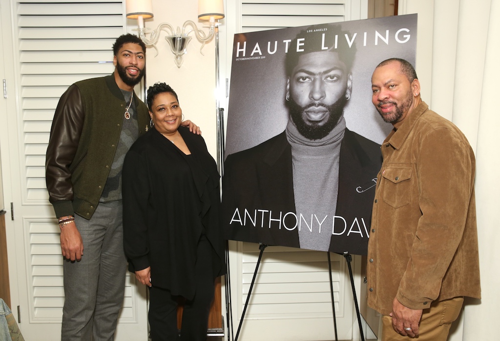 Anthony Davis and parents