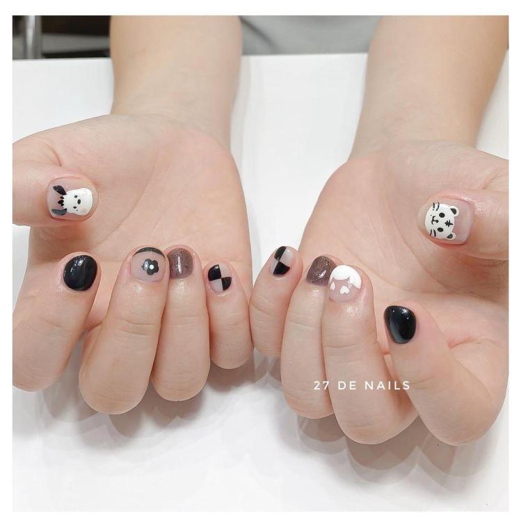 mau nail dep cho mong ngan den 1 8ac10e78