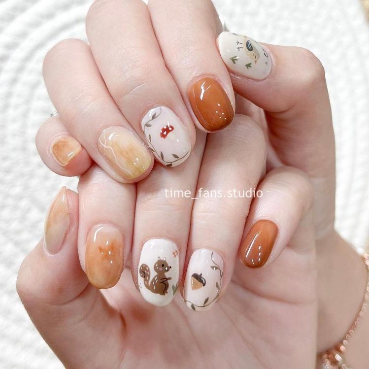 mau nail dep cho mong ngan nau 73b7aa6a