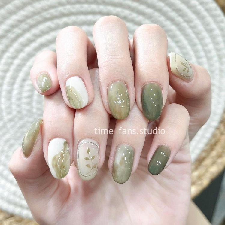 mau nail dep cho mong ngan xanh 3 c5edb54b