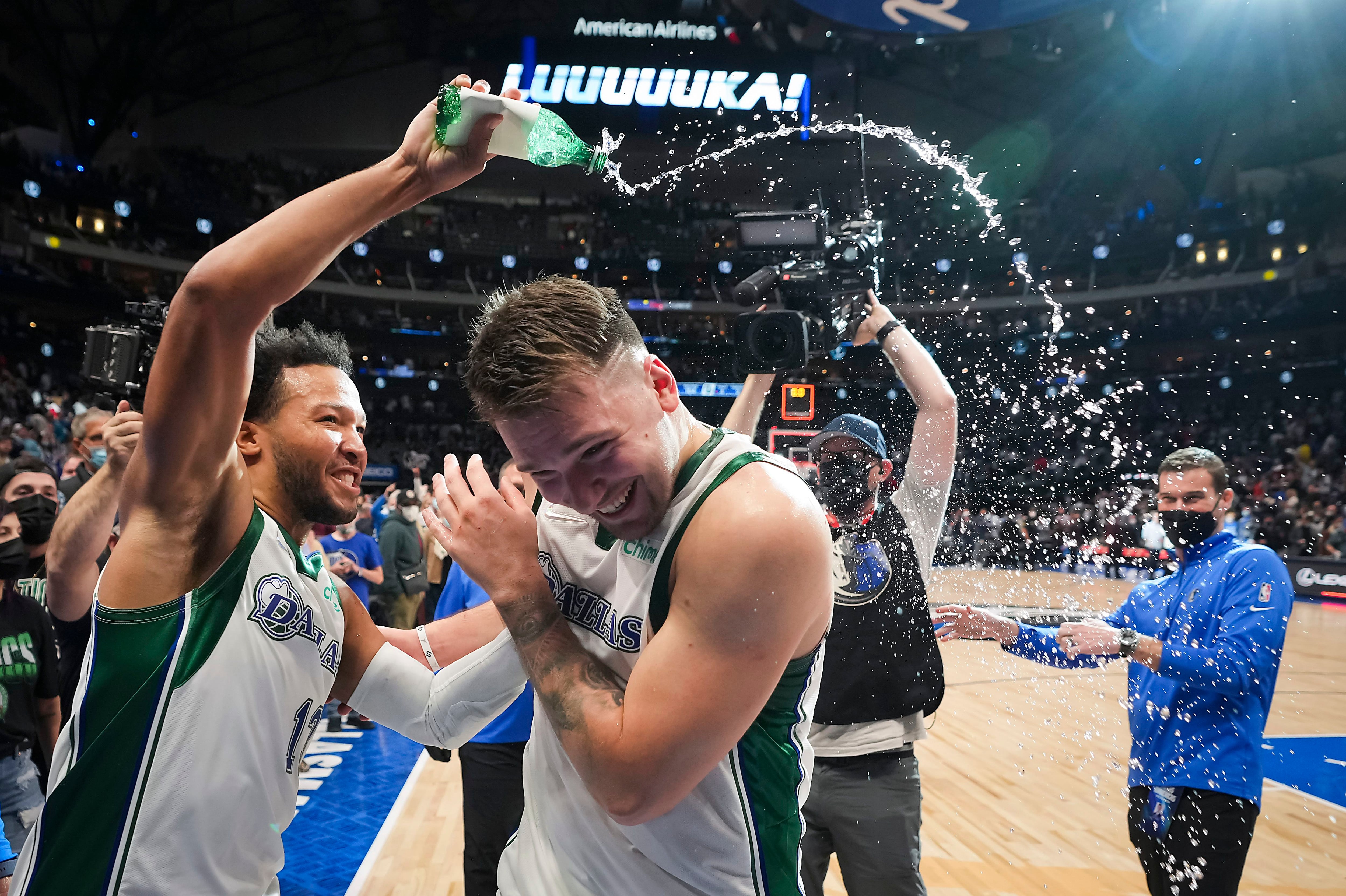 He's so clutch': Luka Doncic's magical buzzer-beater lifts Mavericks over  Celtics